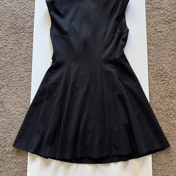 Rebecca Taylor Black Knee-Length Fit and Flare Dress Size 10 - Picture 8 of 8